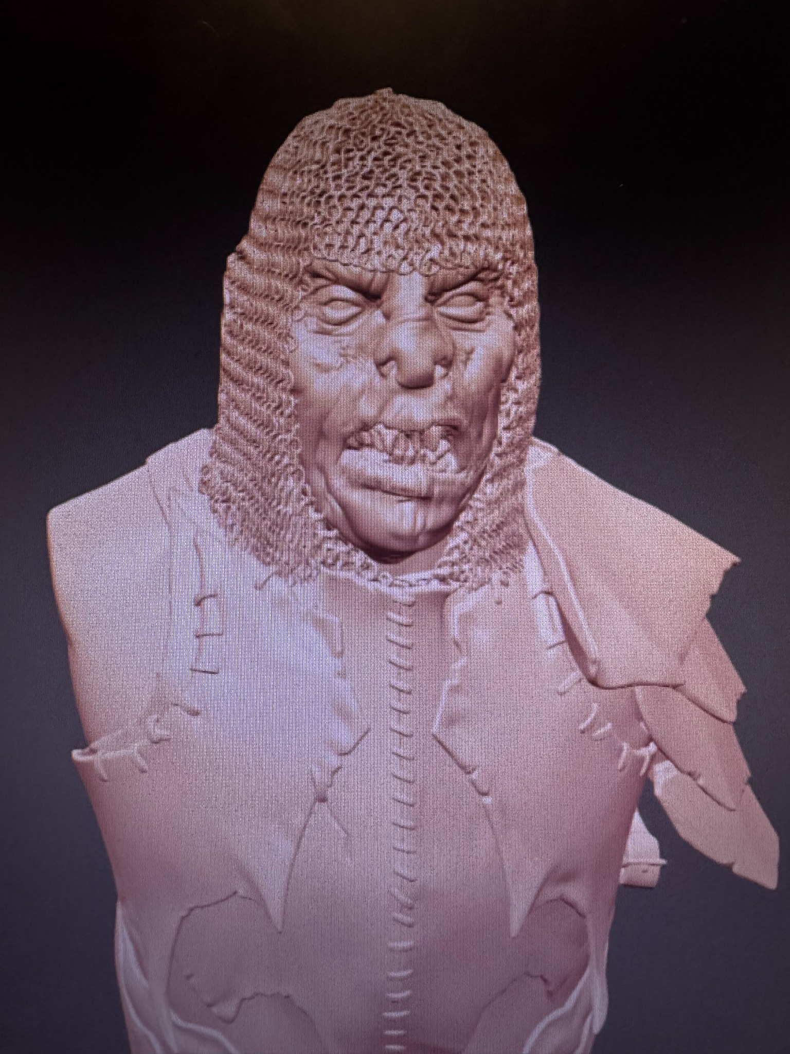 Orc Warrior digital sculpt