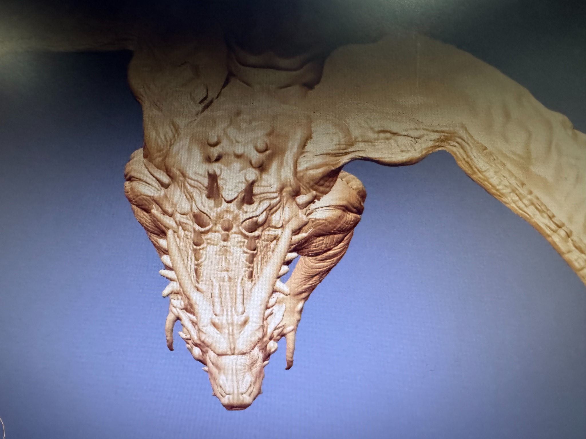 Red Dragon front digital sculpt